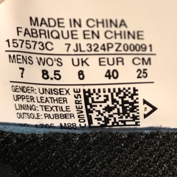 Converse Ctas Modern OX Leather Black White W AUTH - Picture 8 of 8